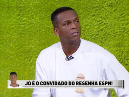 Jô foi a programa na ESPN com dois mandados de prisão em aberto