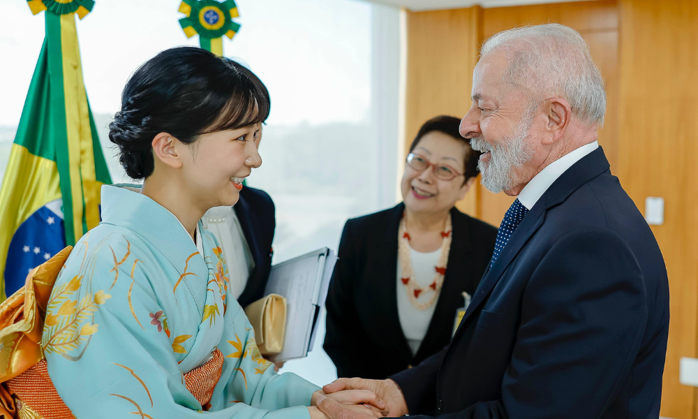 Presidente Lula recebe princesa do Japão em comemoração aos 130 anos de amizade