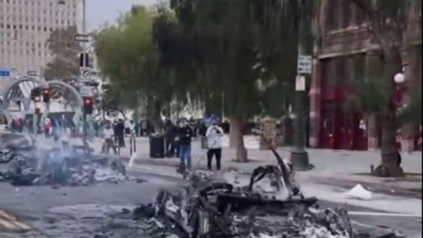 Los Angeles impõe toque de recolher após protestos