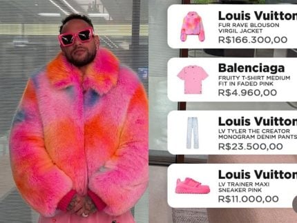 Look “Penélope Charmosa” de Neymar pode valer mais de R$ 250 mil. Confira as peças
