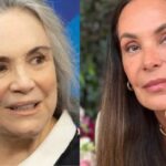 Regina Duarte e Carolina Ferraz se reencontram após desentendimento político