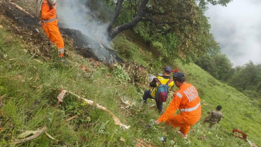 Queda de helicóptero na Índia mata 7 em rota de peregrinação