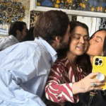 Sabrina Sato e Nicolas Prattes visitam Preta Gil em Nova York