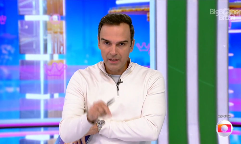 Globo se pronuncia sobre possível saída de Tadeu Schmidt do BBB