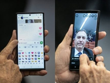 Bolsonaro é flagrado trocando mensagens com Michelle durante interrogatório no STF. Veja!
