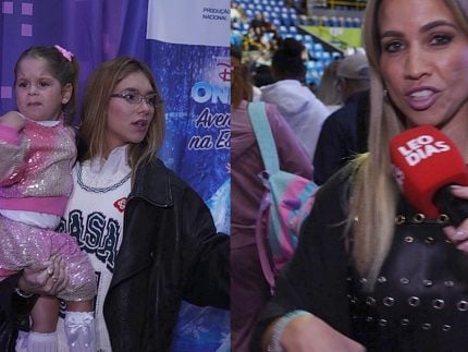 Em chegada ao Disney On Ice, Virginia posa para fotos, mas ignora imprensa