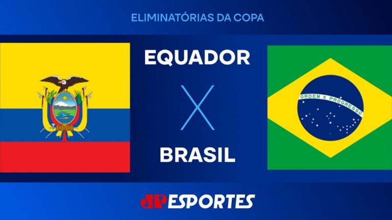 Equador x Brasil: confira a transmissão da Jovem Pan ao vivo
