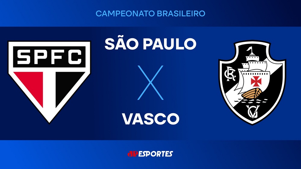 São Paulo x Vasco da Gama: confira a transmissão da Jovem Pan ao vivo
